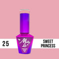Verniz Gel  Molly Lac Sweet Princess 10 ml 25